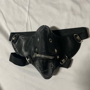 LEATHER FACE MASK never used